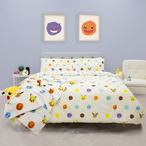 Pokemon Character Duvet Cover & Pillowcase Set