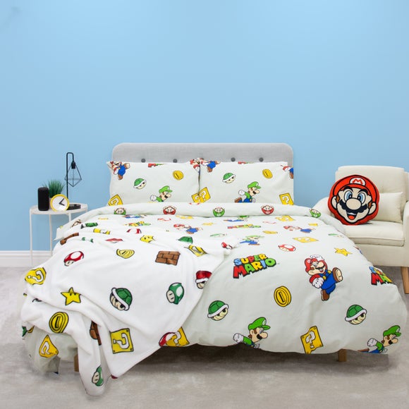 Click to view product details and reviews for Super Mario Character Duvet Cover Pillowcase Set.