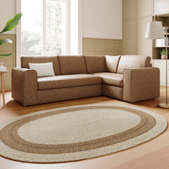 Abel Arizona Faux Leather Corner Sofa