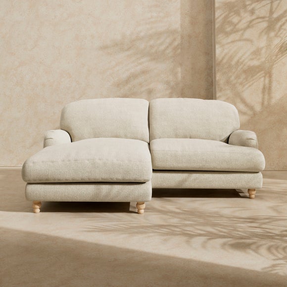 Arthur Waffle Chenille Corner Chaise Sofa