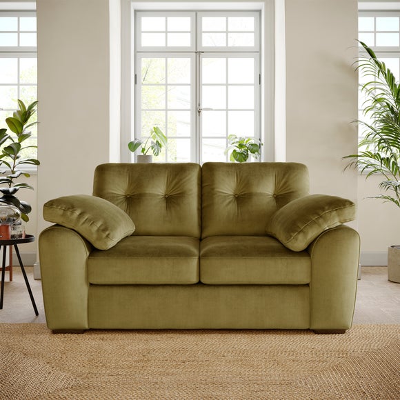 Milton Matte Velvet 2 Seater Sofa