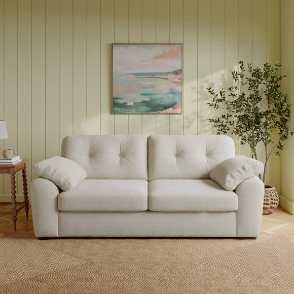 View Milton Textured Chenille 3 Seater Sofa View Milton Textured Chenille 3 Seater Sofa