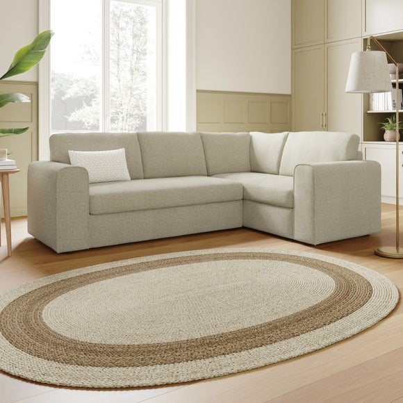 Abel Basketweave Corner Sofa