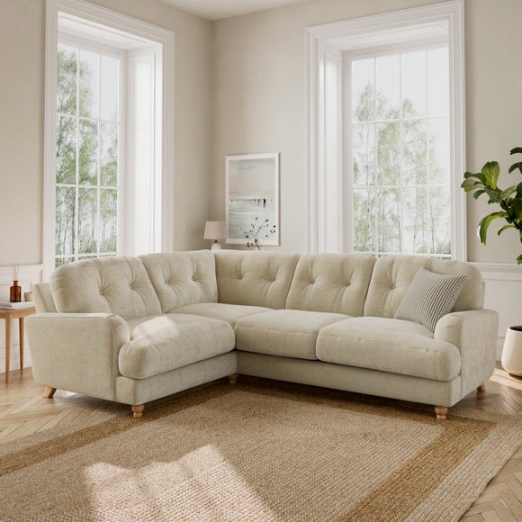 Martha Chunky Chenille Full Corner Sofa