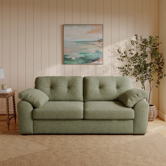 Milton Textured Chenille 3 Seater Sofa