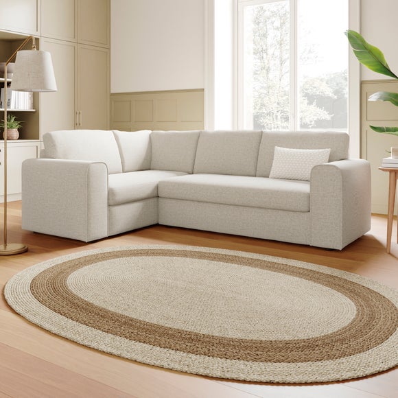 Abel Basketweave Corner Sofa