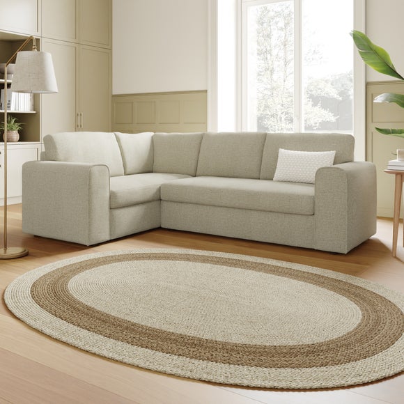 Abel Basketweave Corner Sofa