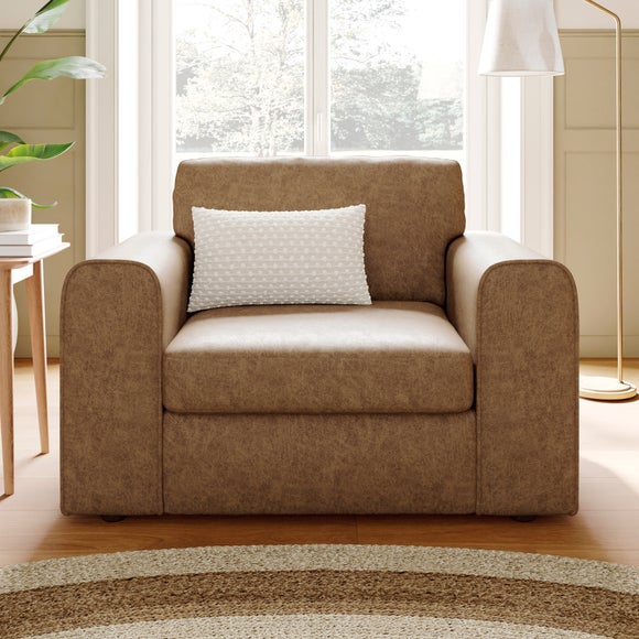 Click to view product details and reviews for Abel Arizona Faux Leather Snuggle Chair.