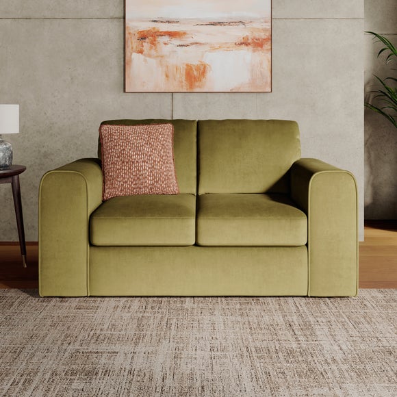 Abel Matte Velvet 2 Seater Sofa