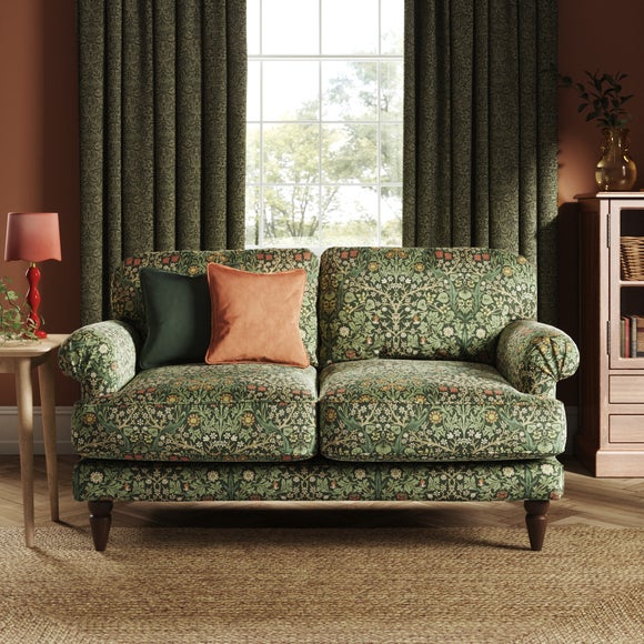 View Jolene William Morris Blackthorn Print Velvet 2 Seater Sofa View Jolene William Morris Blackthorn Print Velvet 2 Seater Sofa