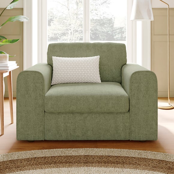 Abel Vintage Soft Chenille Snuggle Chair