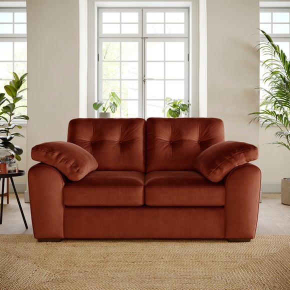 Milton Matte Velvet 2 Seater Sofa