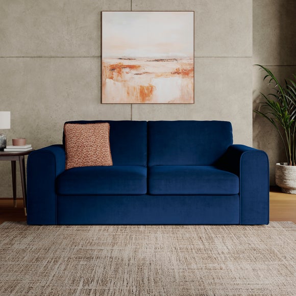 View Abel Matte Velvet 3 Seater Sofa View Abel Matte Velvet 3 Seater Sofa