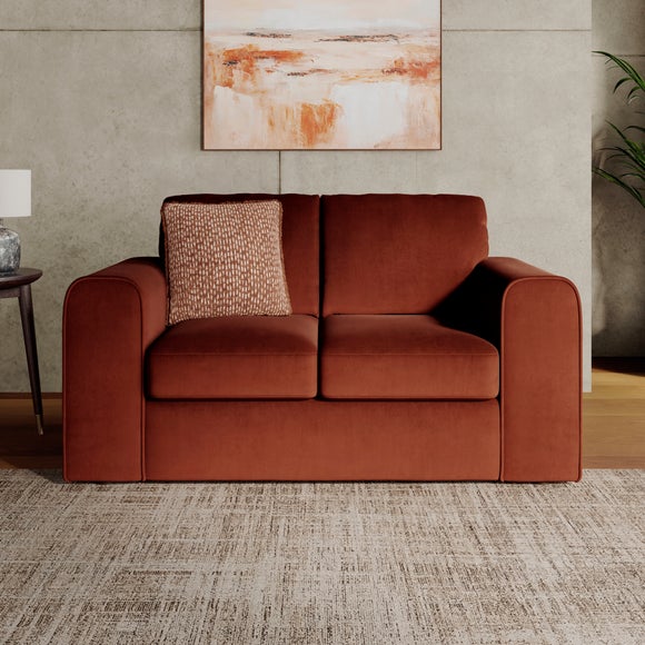 Abel Matte Velvet 2 Seater Sofa