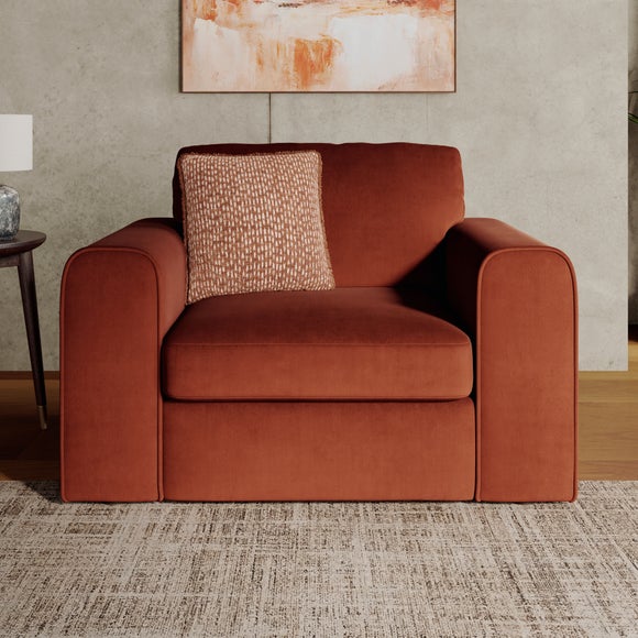 Click to view product details and reviews for Abel Matte Velvet Snuggle Chair.