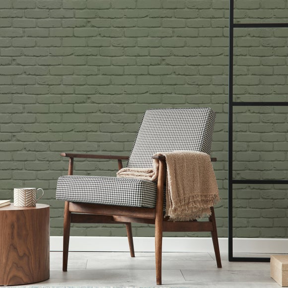 Painted Brick Wallpaper