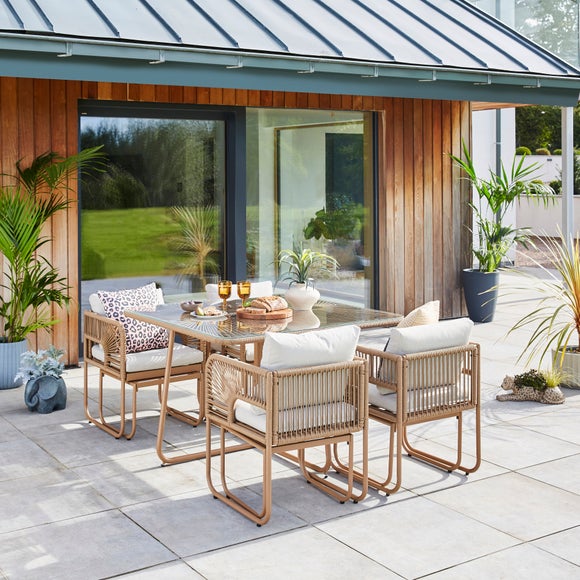 Amazonia 8 Seater Cube Garden Dining Set