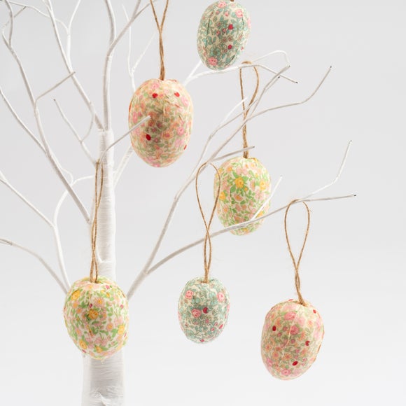 Click to view product details and reviews for Pack Of 12 Pastel Floral Hanging Egg Decorations.