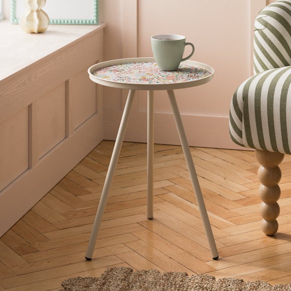 Kai Side Table, Disty Print