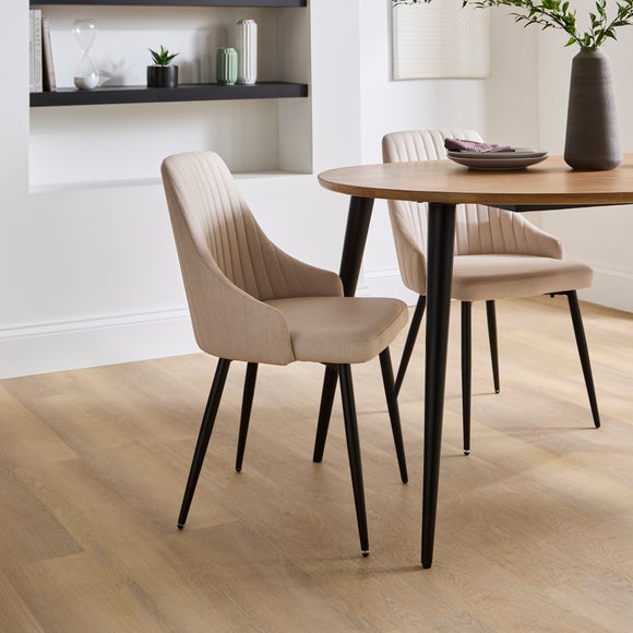 Shea Set of 2 Dining Chairs, Fabric