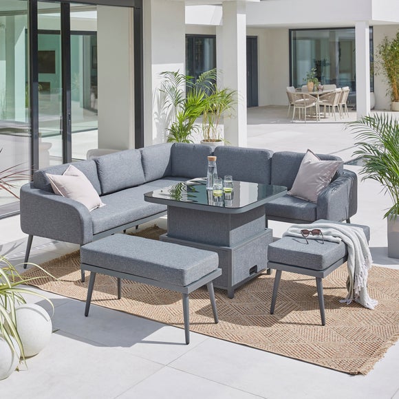 Garda Outdoor Fabric Corner Sofa Set