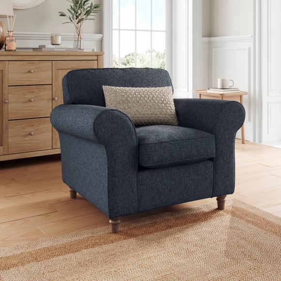 Flori Soft Chenille Armchair