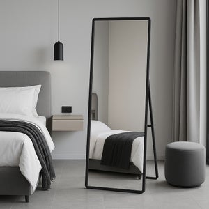 Naturalis Solid Oak Rectangle Full Length Wall Mirror