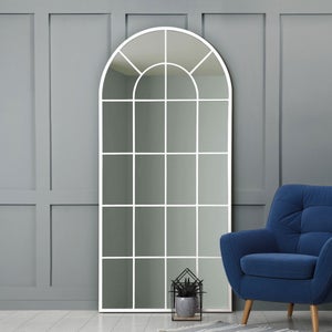 Arcus Arched Window Full Length Wall Mirror