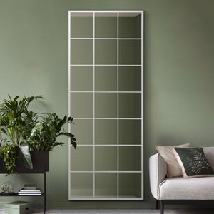 Fenestra Modern Rectangle Window Full Length Wall Mirror