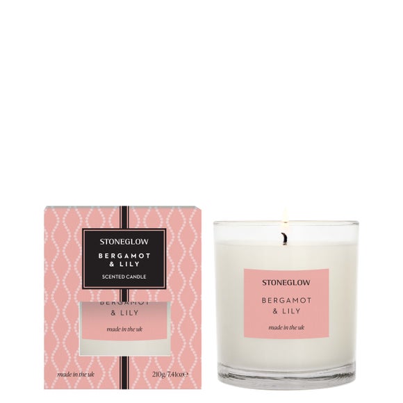 Click to view product details and reviews for Stoneglow Signature Collection Bergamot Lily Candle.