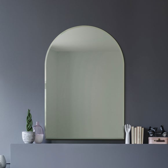 Click to view product details and reviews for Modern Venetian Bevelled Arched Wall Mirror.