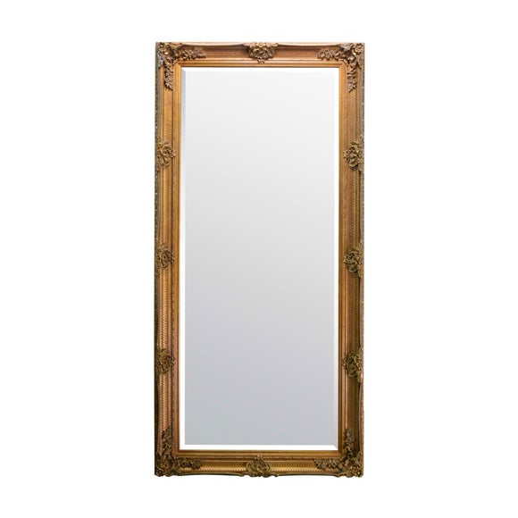 Photo 2 of Davenport Ornate Flourish Rectangle Full Length Wall Mirror Photo 2 of Davenport Ornate Flourish Rectangle Full Length Wall Mirror