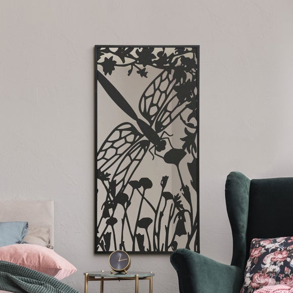 View Kirkby Dragonfly Silhouette Rectangle Indoor Outdoor Wall Mirror View Kirkby Dragonfly Silhouette Rectangle Indoor Outdoor Wall Mirror