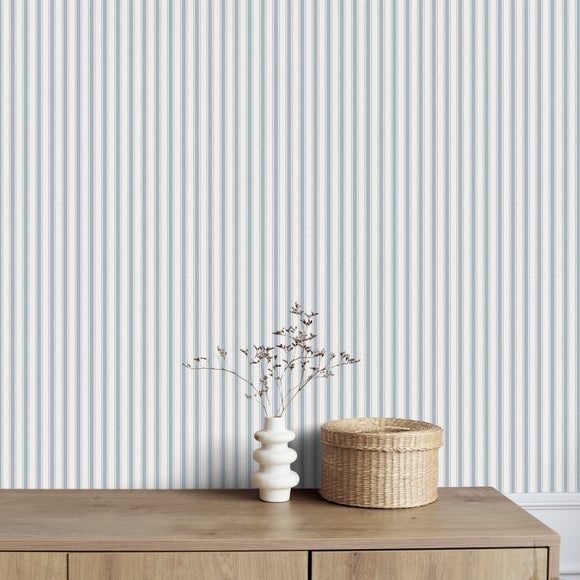 Ticking Stripe Wallpaper