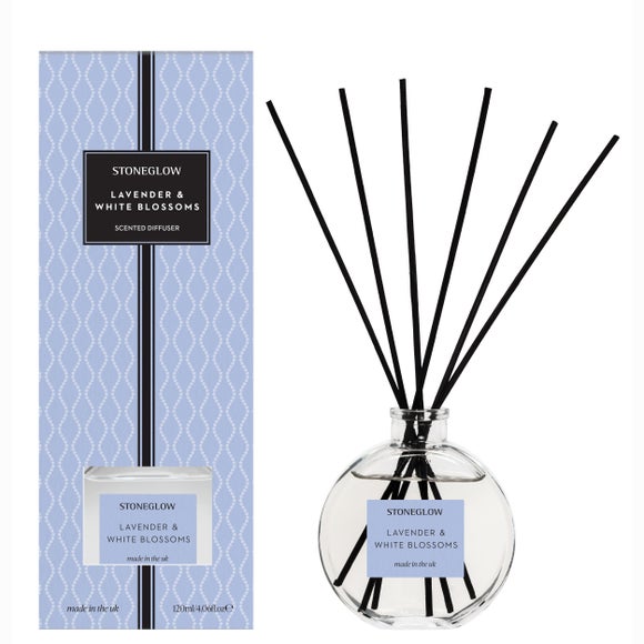 Click to view product details and reviews for Stoneglow Signature Collection Lavender White Blossom Diffuser.