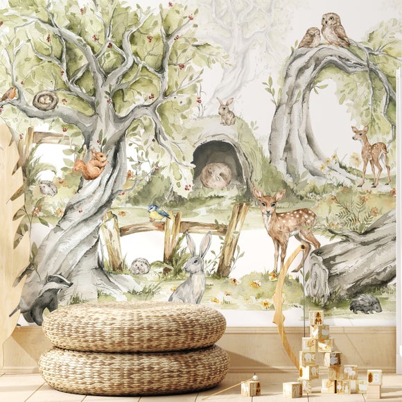 View Woodland Forest Wall Mural View Woodland Forest Wall Mural
