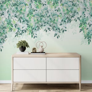 Flo Trailing Leaf Wall Mural