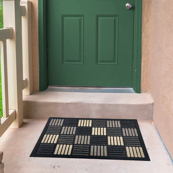 View Scrape N Sorb Squares Outdoor Doormat View Scrape N Sorb Squares Outdoor Doormat