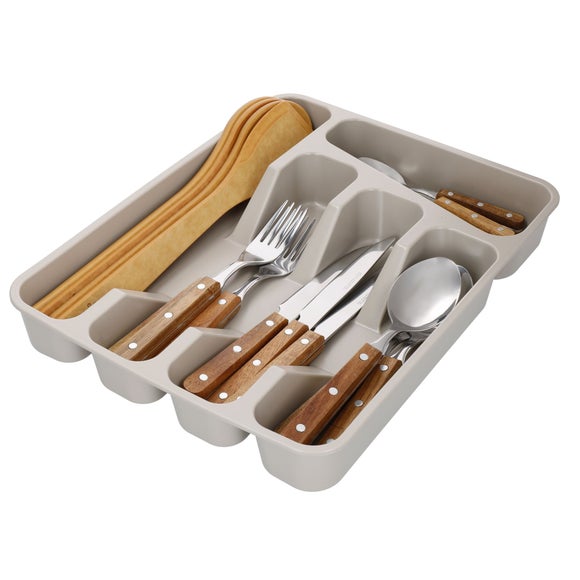 Natural Elements Plastic Cutlery Tray