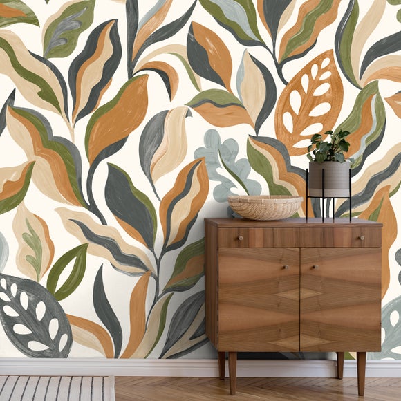 View Abstract Leaf Wall Mural View Abstract Leaf Wall Mural