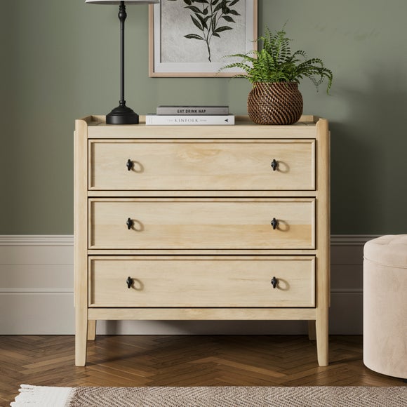 Portland 3 Drawer Chest, Mango Wood