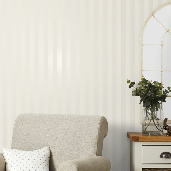 Pearl Stripe Wallpaper