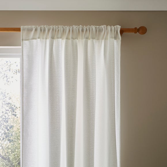 Octavia Textured Slot Top Voile Panel