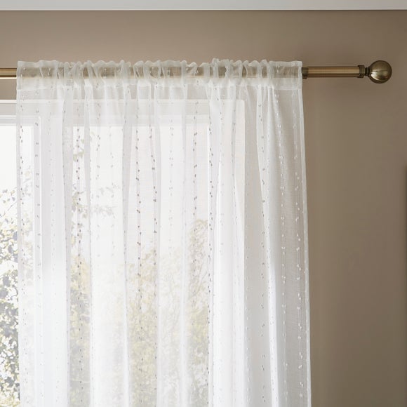 View Tegan Tufted Slot Top Voile Panel View Tegan Tufted Slot Top Voile Panel