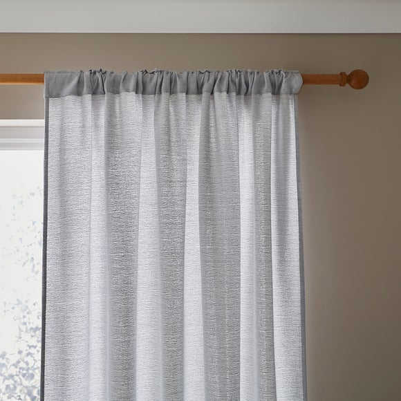 Octavia Textured Slot Top Voile Panel