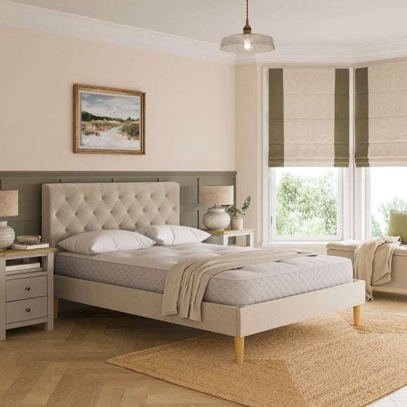 View Emberly Chenille Bed Frame View Emberly Chenille Bed Frame