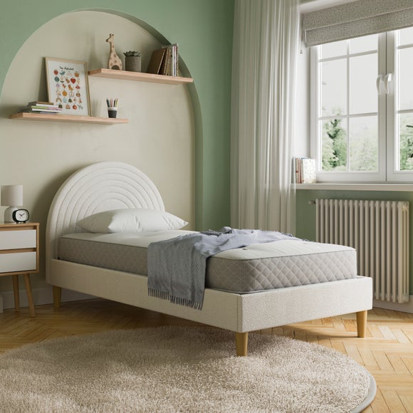 Pennie Rainbow Boucle Bed Frame