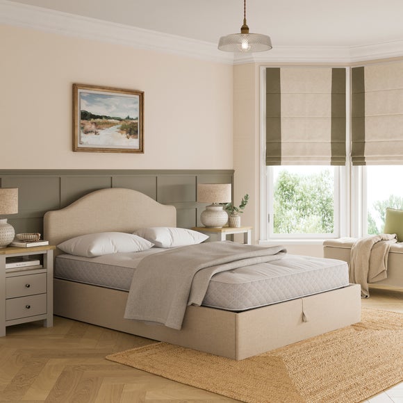 Maylee Textured Ottoman Bed Frame