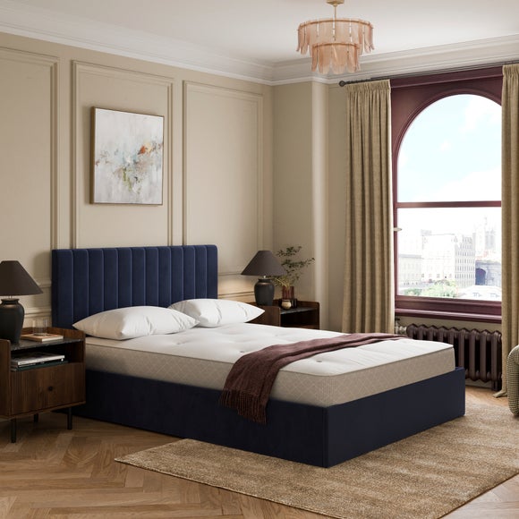 Brandon Velvet Ottoman Bed Frame