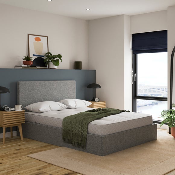 View Olton Textured Side Lift Ottoman Bed Frame View Olton Textured Side Lift Ottoman Bed Frame